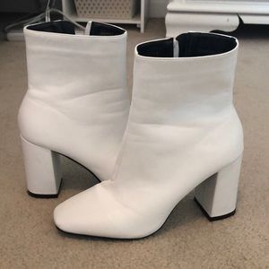 White booties